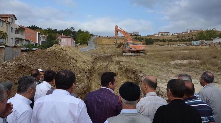 Manişar Osmangazi Camii&rsquo;nin Harfiyat &Ccedil;alışmaları Başladı