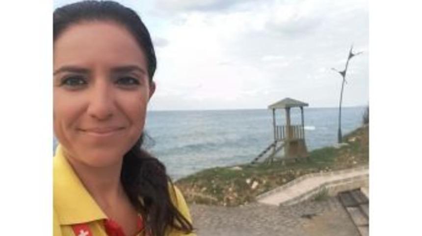 Ak&ccedil;akoca Kadınlar Plajının G&ouml;z Bebeği Cankurtaran Zeynep Kar Oldu