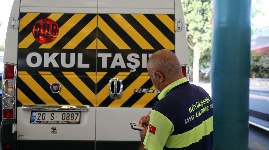 Denizli’de Okul Servislerine Sıkı Denetim