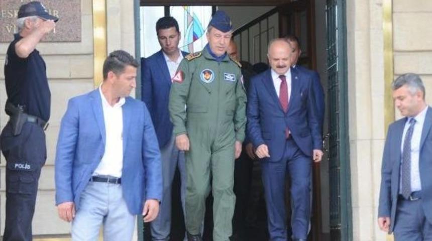 Genelkurmay Başkanı Akar Vali &Ccedil;akacak'ı Ziyaret Etti