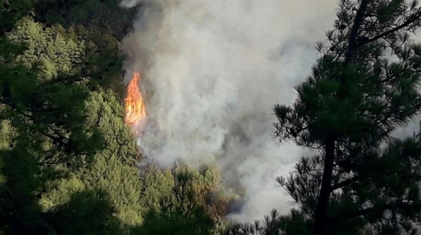 Muğla&rsquo;daki Yangın Devam Ediyor