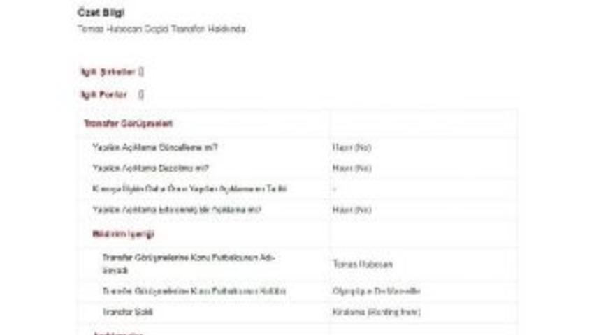 Trabzonspor Hubocan&rsquo;I Resmen A&ccedil;ıkladı