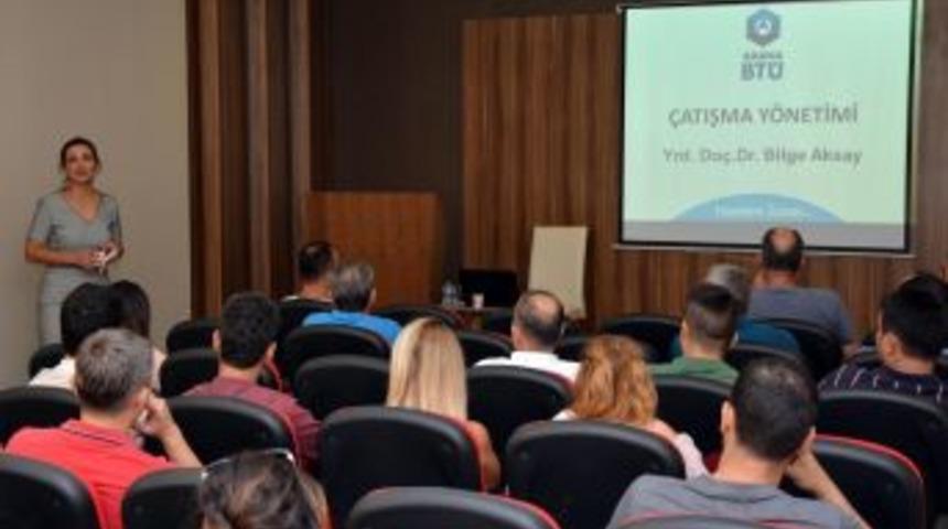 Sanayicilere &ldquo;&ccedil;atışma Y&ouml;netimi&rdquo; Semineri