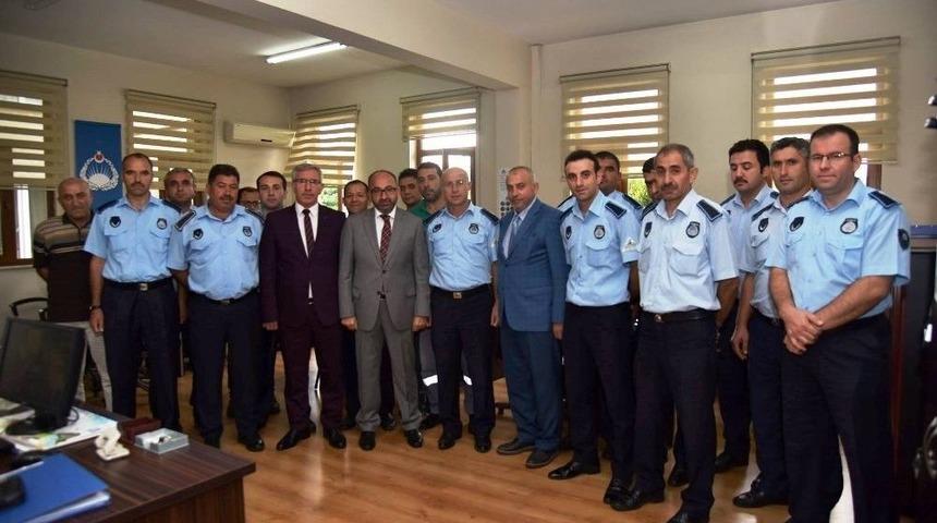 Başkan &Uuml;z&uuml;lmez&rsquo;den Zabıta Teşkilatına Kutlama Ziyareti