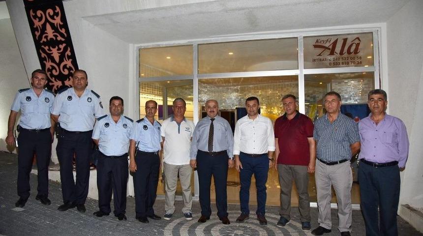 Alanya Zabıta Teşkilatı Yemekte Buluştu