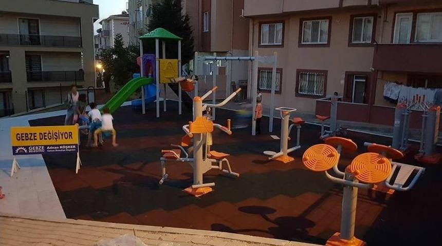 Gebze&rsquo;de Parklar Yenileniyor