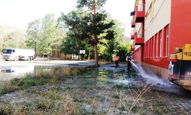 Yeni Eğitim &Ouml;ğretim Yılı &Ouml;ncesi Okullarda Temizlik &Ccedil;alışması Başladı 2
