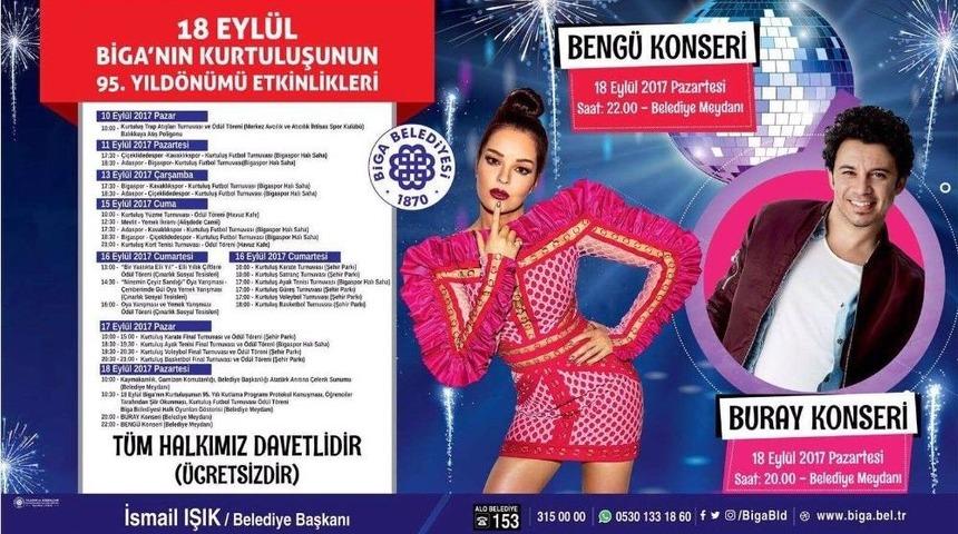 Biga’nın Kurtuluşunun 95’inci Yıldönümünde Kutlanıyor