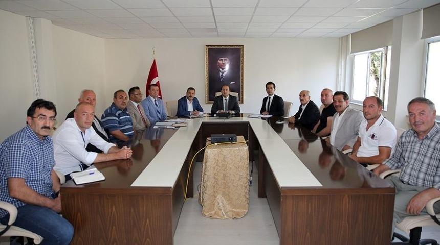 Vali Pehlivan, Servis&ccedil;ilerin Sorun Ve Taleplerini Dinledi