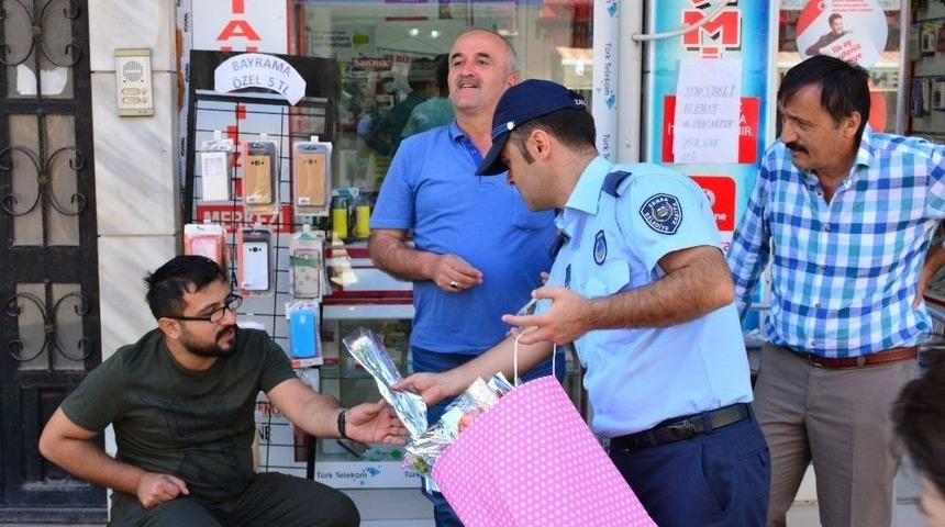 Zabıta Ekiplerinden Engellilerle Birlikte Uygulama