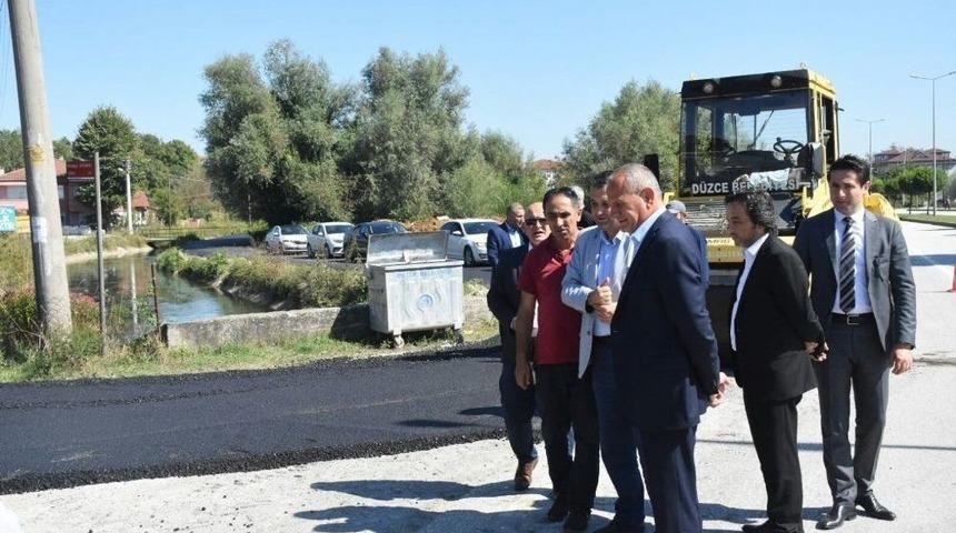 Konuralp&rsquo;te Asfaltlamaya Hız Verildi