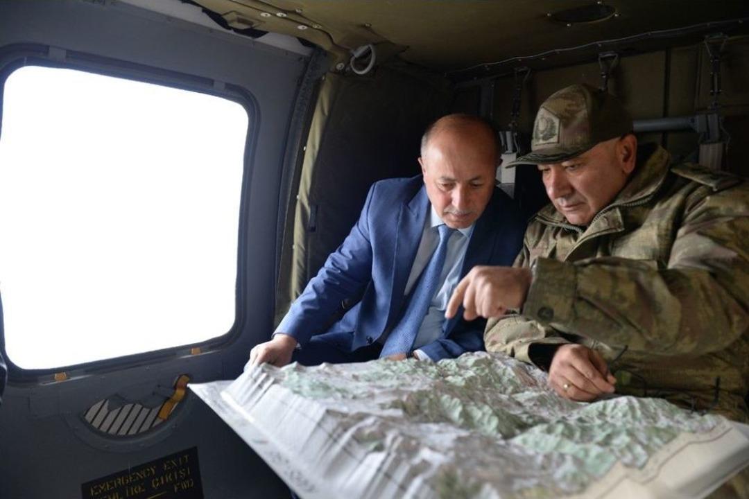 Vali Azizoğlu Yangın B&ouml;lgesinde