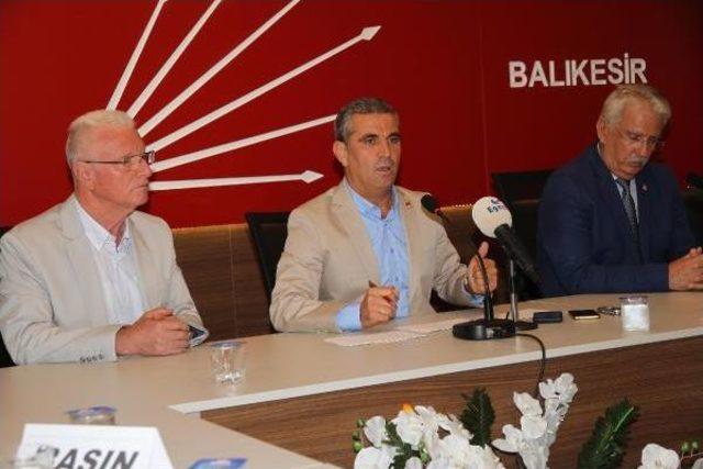 Chp Balıkesir İl Başkanı'ndan Valiye Suçlama