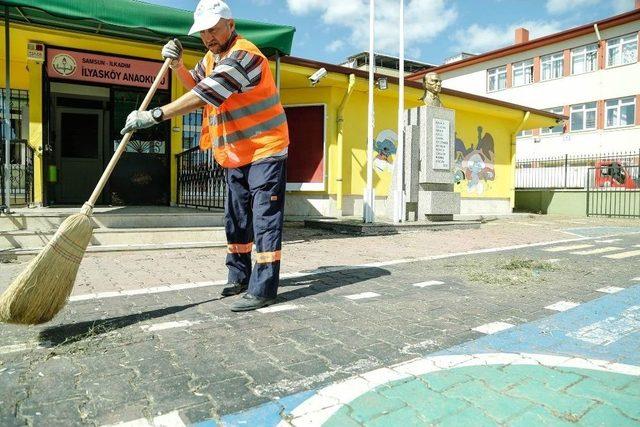 İlkadım&rsquo;da Okullar Eğitime Hazırlanıyor 2