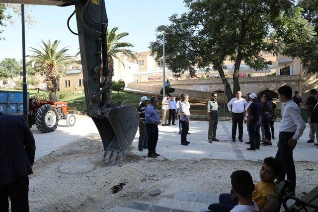 Balıklıgöl’de Alt Yapı Çalışmaları Devam Ediyor