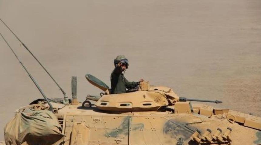 Habur&rsquo;Daki Tatbikatta Temsili D&uuml;şman Mevzileri B&ouml;yle Ele Ge&ccedil;irildi