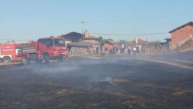 Çan’ın Dondurma Köyü’nde Yangın