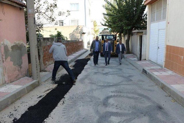 Bozulan Yollarda Onarım Çalışması Devam Ediyor