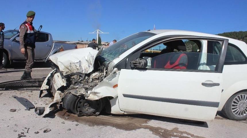 Tavşanlı&rsquo;da Trafik Kazası: 1 Yaralı