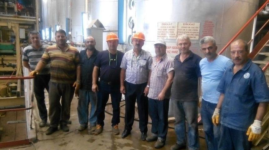 4 Yıldır &Ccedil;alışmayan Fabrikayı İş&ccedil;iler &Ccedil;alıştırdı