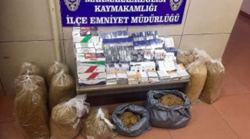 Tekirdağ&rsquo;da Ka&ccedil;ak Sigara Ve T&uuml;t&uuml;n Operasyonu