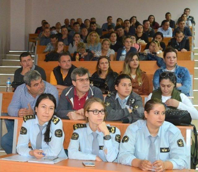 Çomü Özel Güvenlik Personeline Hizmet İçi Verildi