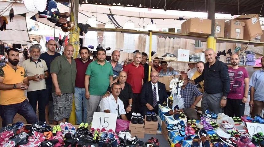 Başkan Albayrak&rsquo;a Pazarcılardan Yoğun İlgi