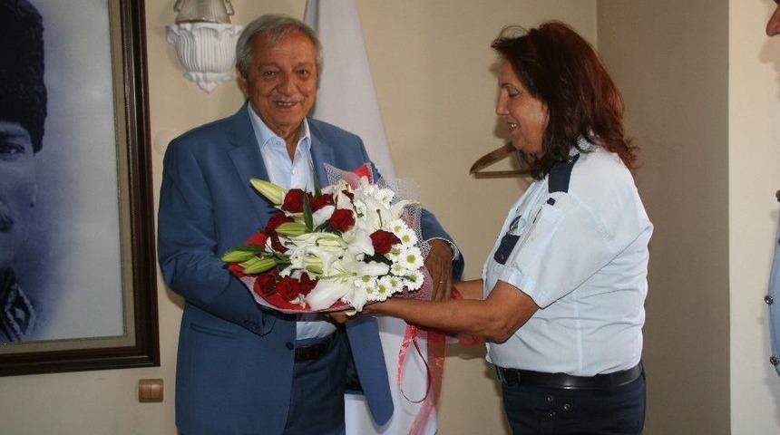 Zabıta Personelinden Başkan Semerci&rsquo;ye Ziyaret