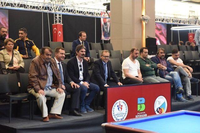 Başkan Uğur, Türkiye Bilardo Şampiyonasına Konuk Oldu