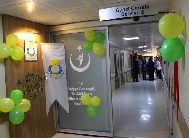 Hastanenin Yeniden Dizayn Edilen Genel Cerrahi Servisi Hizmete A&ccedil;ıldı 1