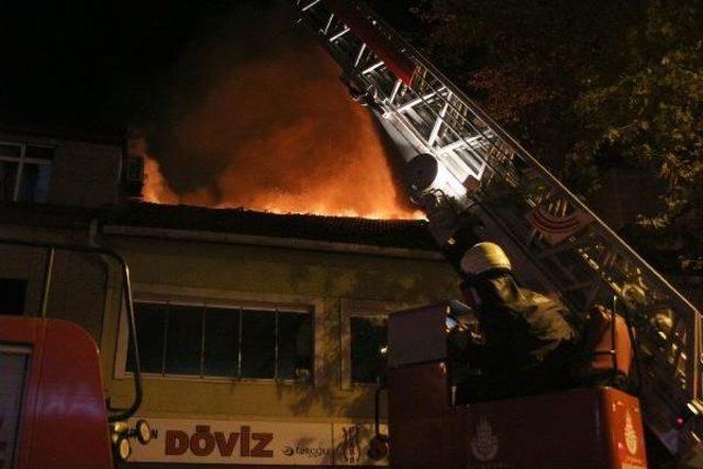 Beşiktaş ta Işyeri Yangını 2