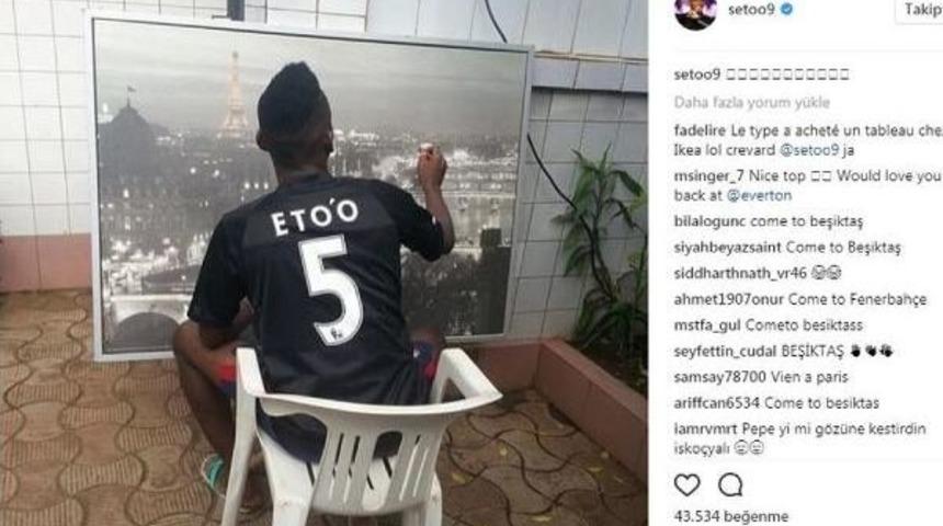 Eto'o'dan Heyecanlandıran Fotoğraflı Paylaşım
