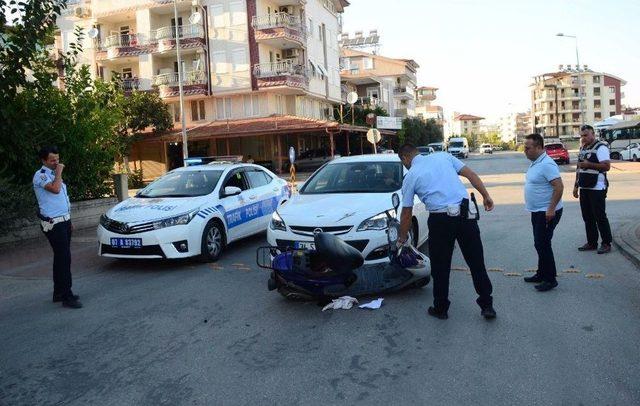 Manavgat’ta Motosiklet Kazaları: 4 Yaralı