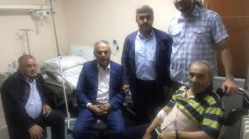 Başkan Yaman&rsquo;dan Hasta Ziyareti