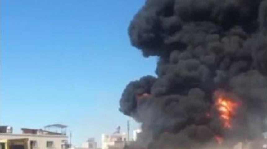 Doğalgaz Boruları Alev Alev Yandı