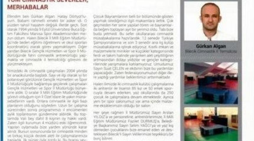 Cimnastik B&uuml;lteni 9&rsquo;uncu Sayısında Bilecik&rsquo;e Yer Verdi