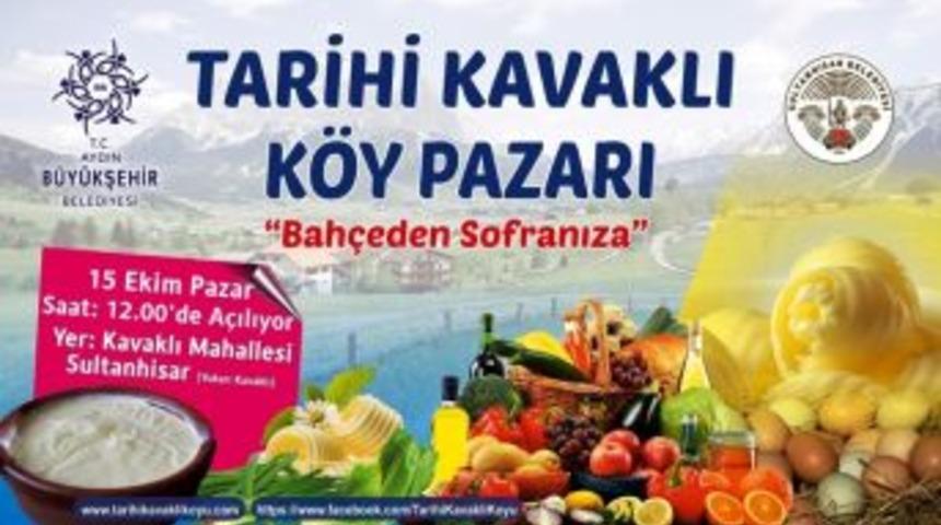 Tarihi Kavaklı K&ouml;y Pazarı A&ccedil;ılıyor