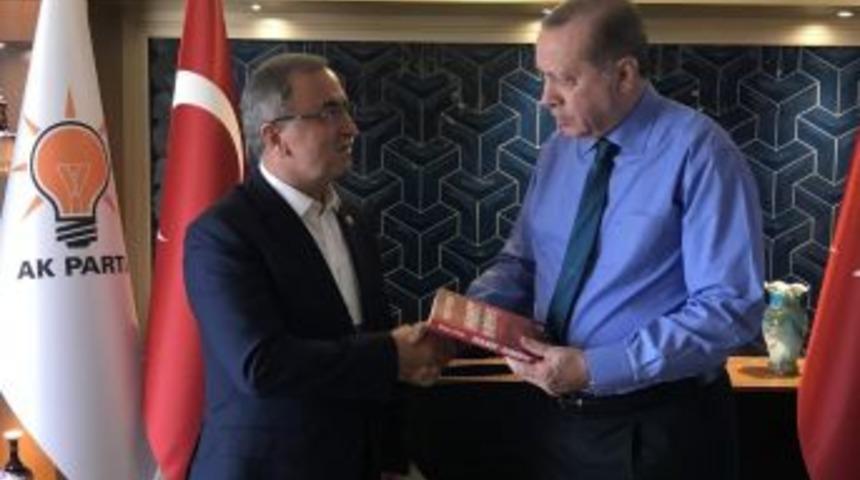 Petek&rsquo;ten Cumhurbaşkanı Erdoğan&rsquo;a Kitap Takdimi