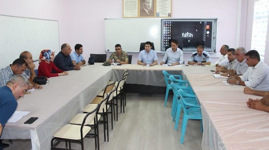 Samsat&rsquo;ta Yeni Eğitim - &Ouml;ğretim Yılı G&uuml;venlik Toplantısı Yapıldı