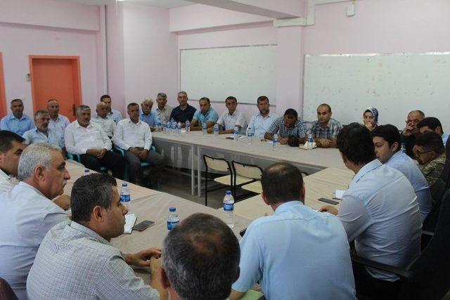 Samsat’ta Yeni Eğitim - Öğretim Yılı Güvenlik Toplantısı Yapıldı 1