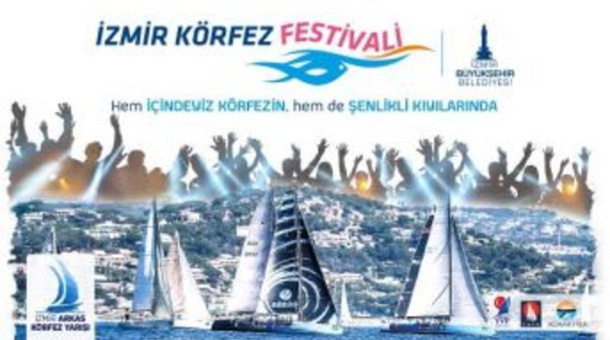 İzmir K&ouml;rfezi'nde Yelken Ş&ouml;leni