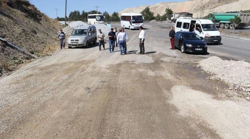 Soma&rsquo;daki Yol Yatırımları Yerinde İncelendi