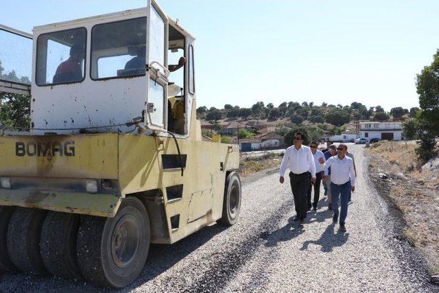 Soma’daki Yol Yatırımları Yerinde İncelendi