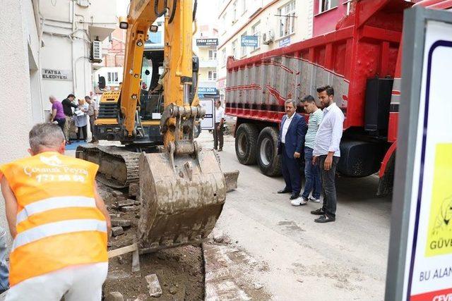 Yayalaştırma Projesi&rsquo;nde İlk Kazma Vuruldu 1