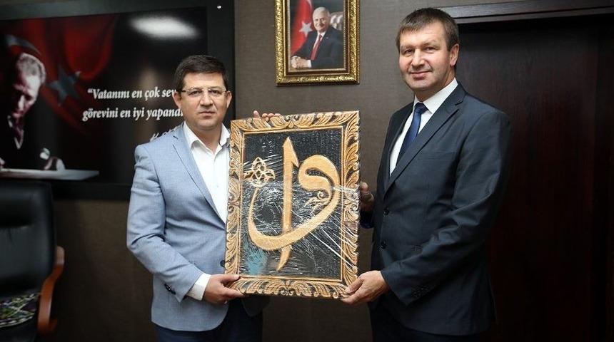 Slovenyalı Belediye Başkanı&rsquo;ndan Başkan Subaşıoğlu&rsquo;na Ziyaret