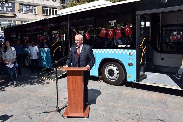 Tekirdağ Büyükşehir Belediyesinden Çorlu’ya 10 Yeni Otobüs