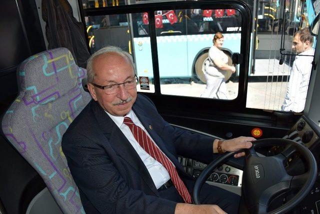 Tekirdağ Büyükşehir Belediyesinden Çorlu’ya 10 Yeni Otobüs