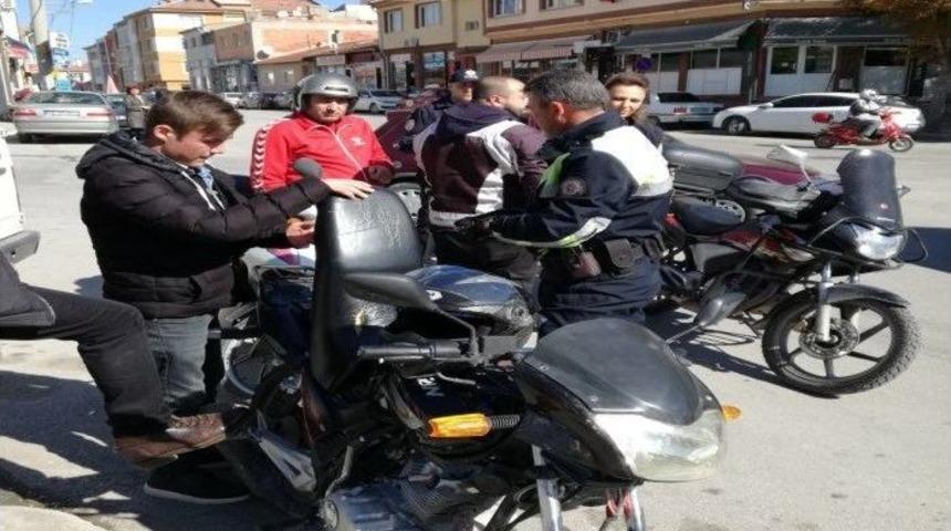 Polis Ve Jandarmadan Motosiklet Uygulaması