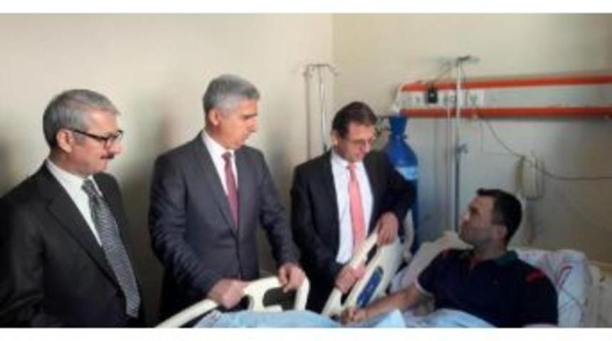 Başsavcı Yavuz'dan Yaralı Binbaşı'ya Ziyaret