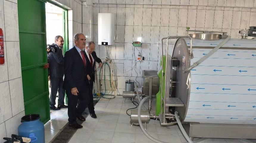 B&uuml;y&uuml;kşehirden K&ouml;ylere S&uuml;t Toplama Merkezi